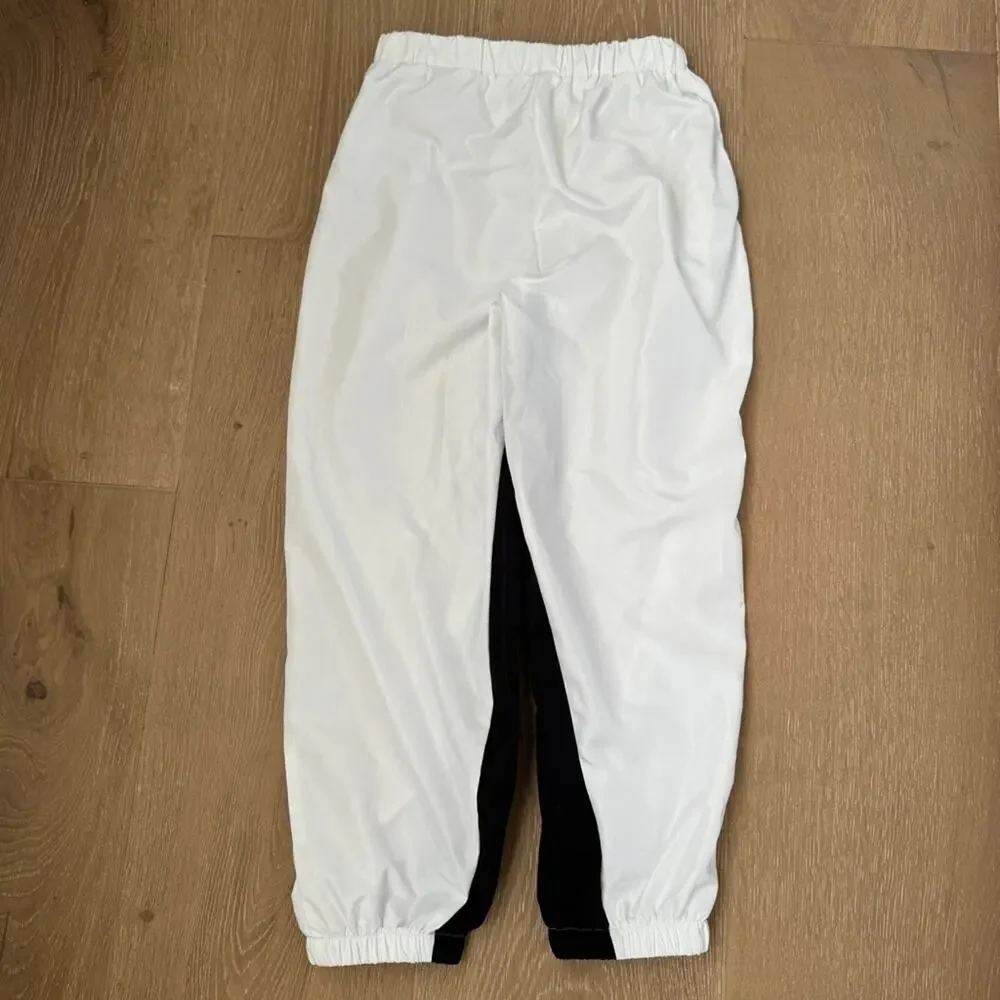 Weissman Contrast Inset Jogger and Mixify Long Sleeve crop top Medium Child